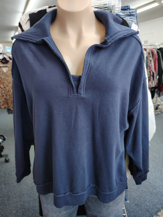 Torrid super soft fleece blue sweatshirt size 3x