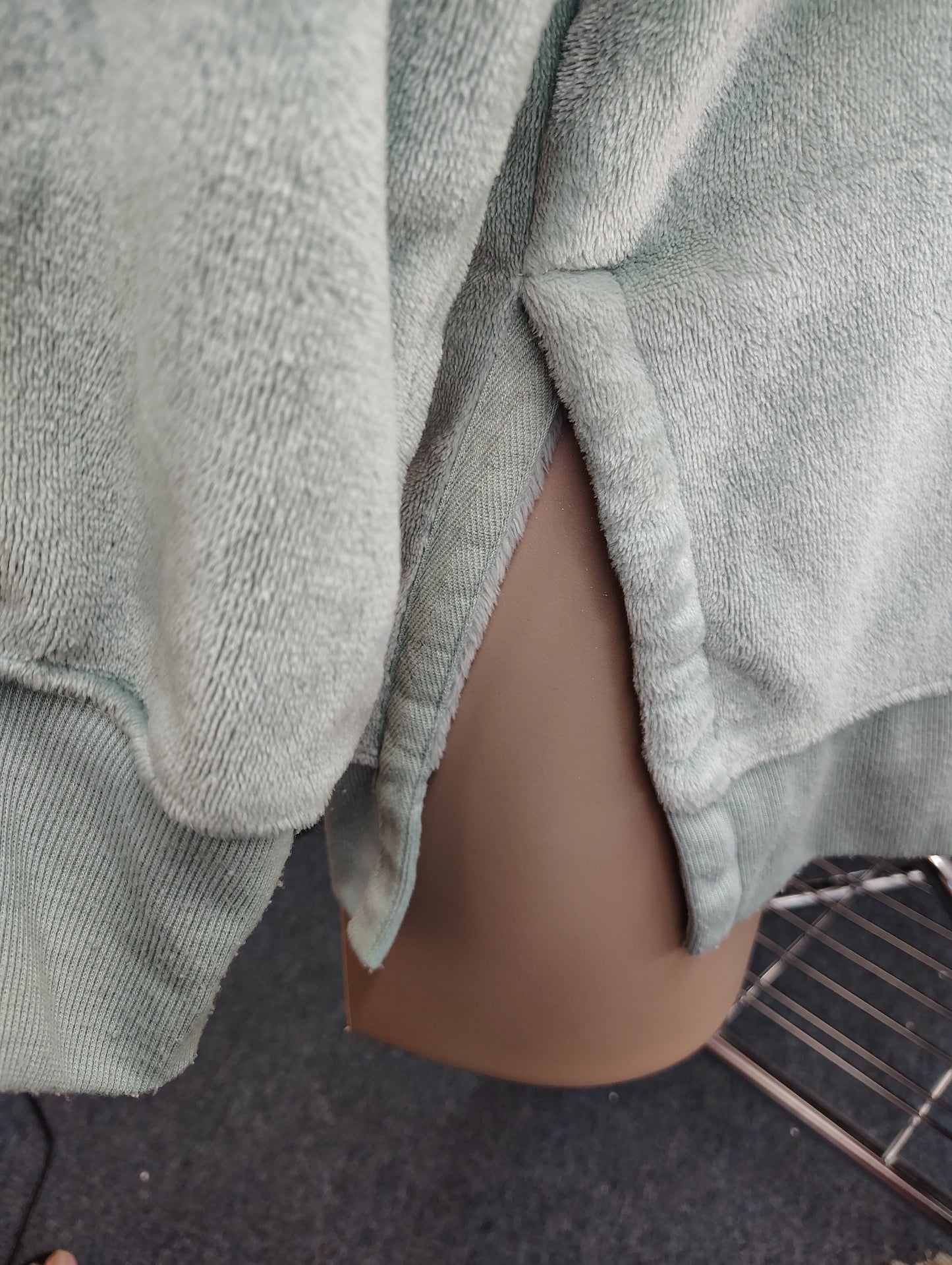 SO super soft mint sweatshirt size L