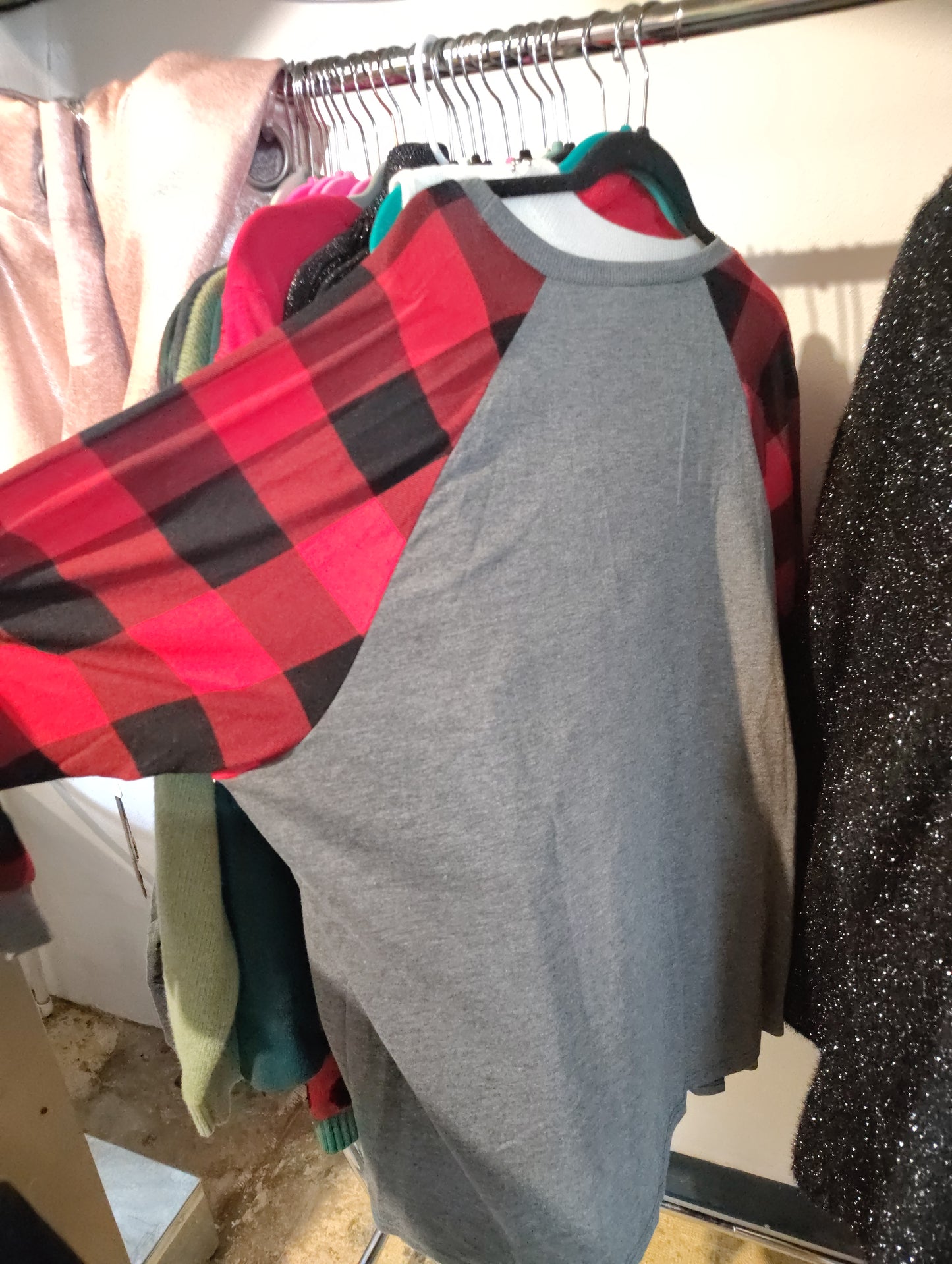 Bloomchic raglan sleeve Christmas top size 26 4x