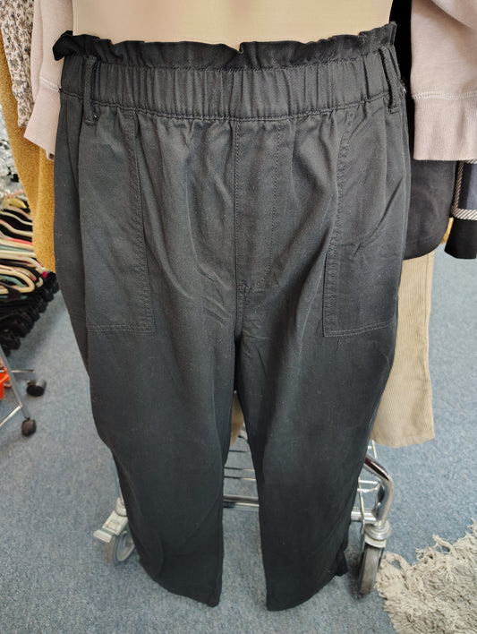 Sonoma NWT black tapered crop chino pants size xxl