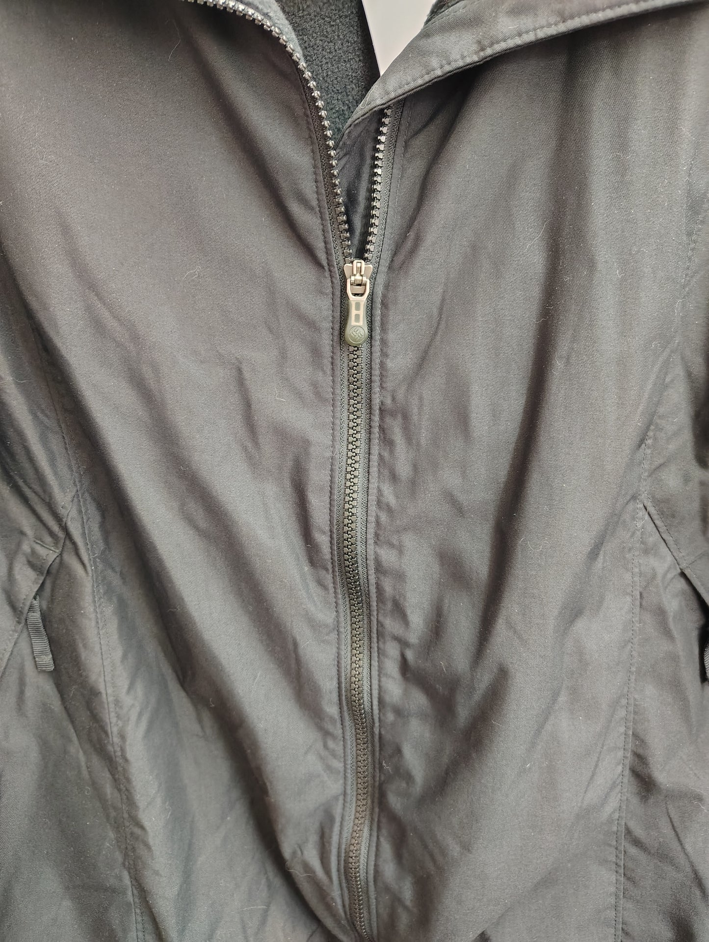 Columbia mid weight coat jacket fleece lined black size 2x