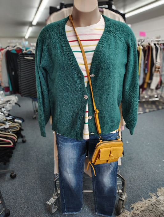 Maurices NWT green cardigan sweater size XL