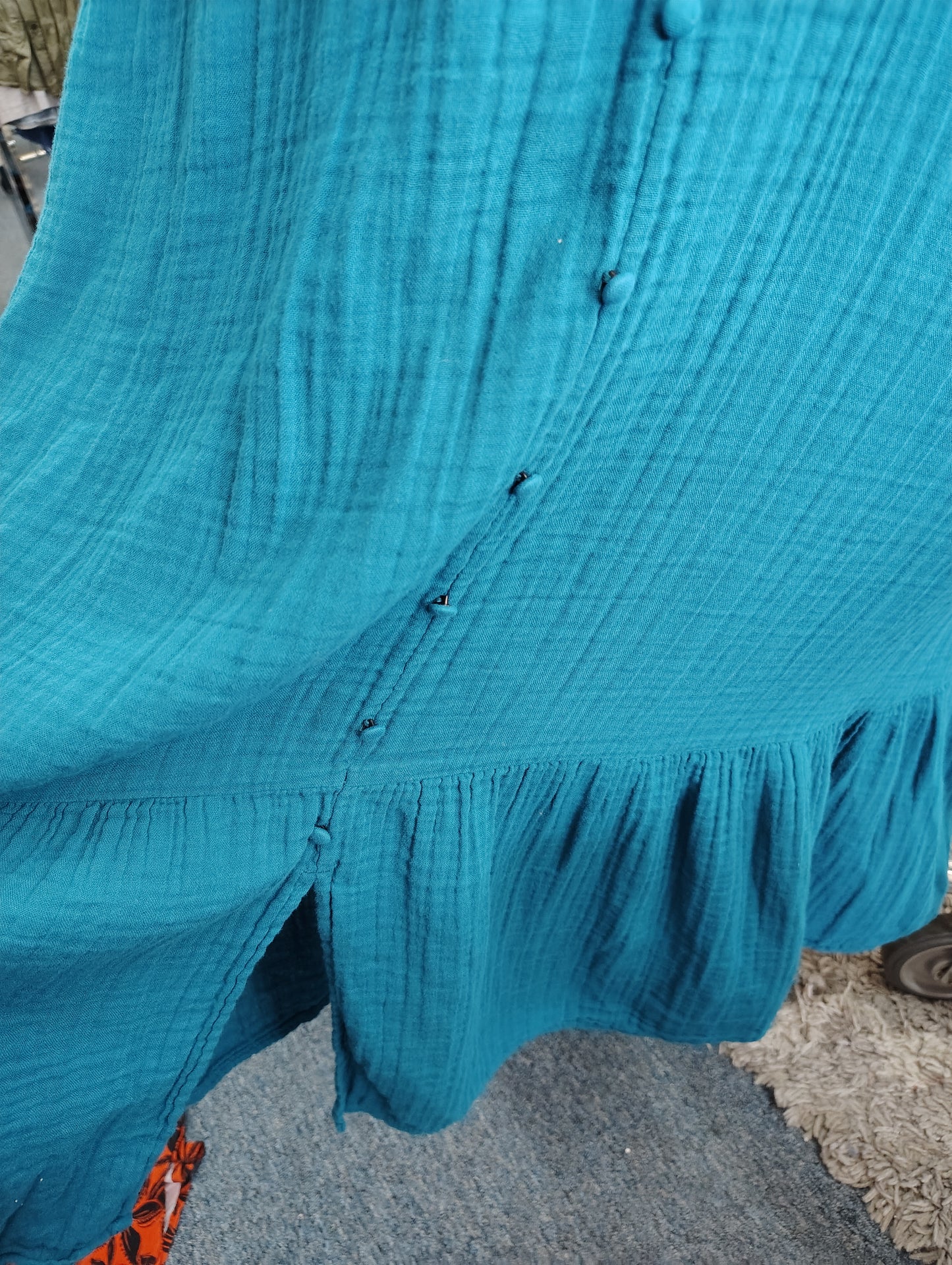 Time & Tru blue midi dress size xl