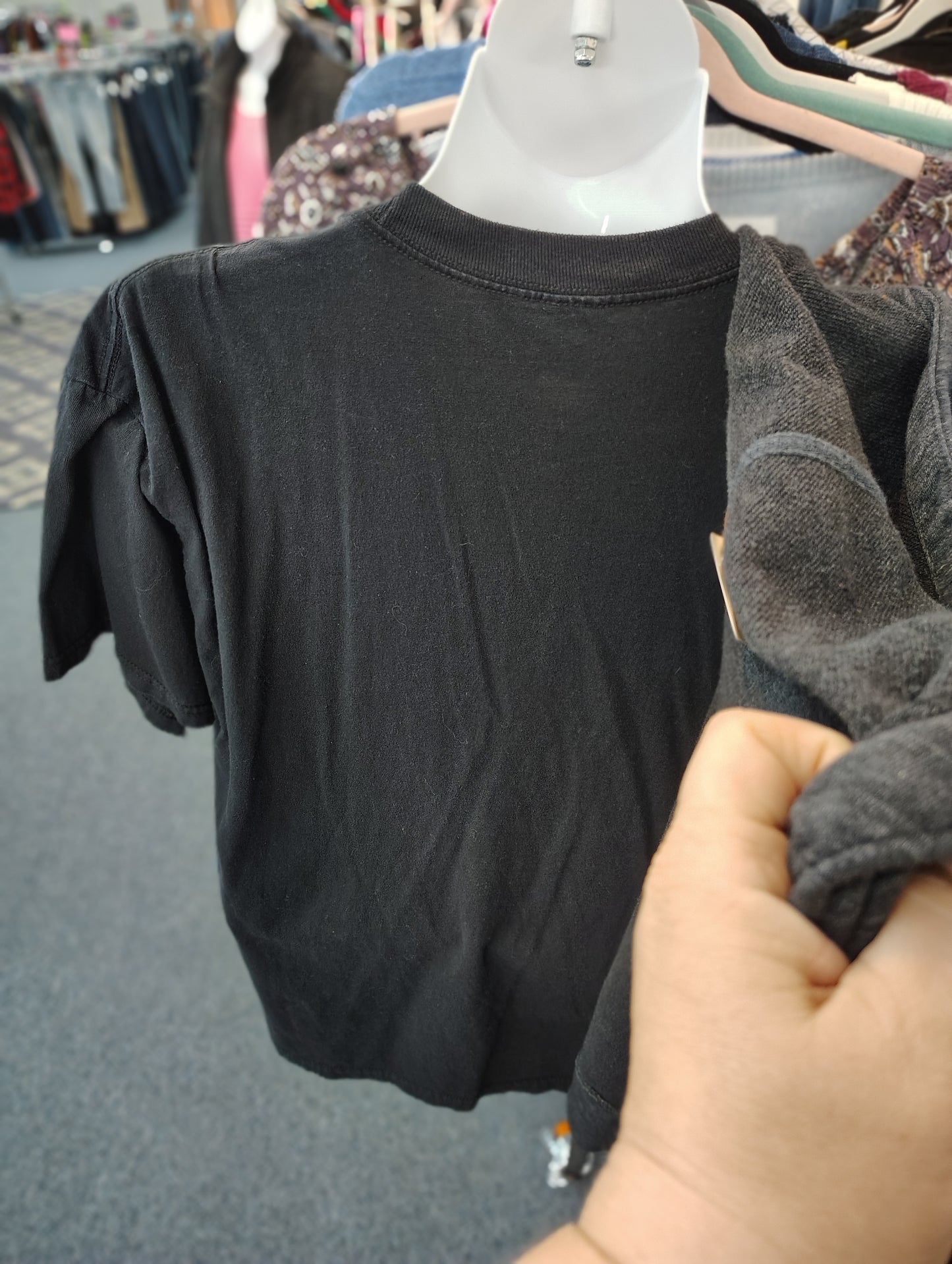 Happy Halloween black witch tee size xl