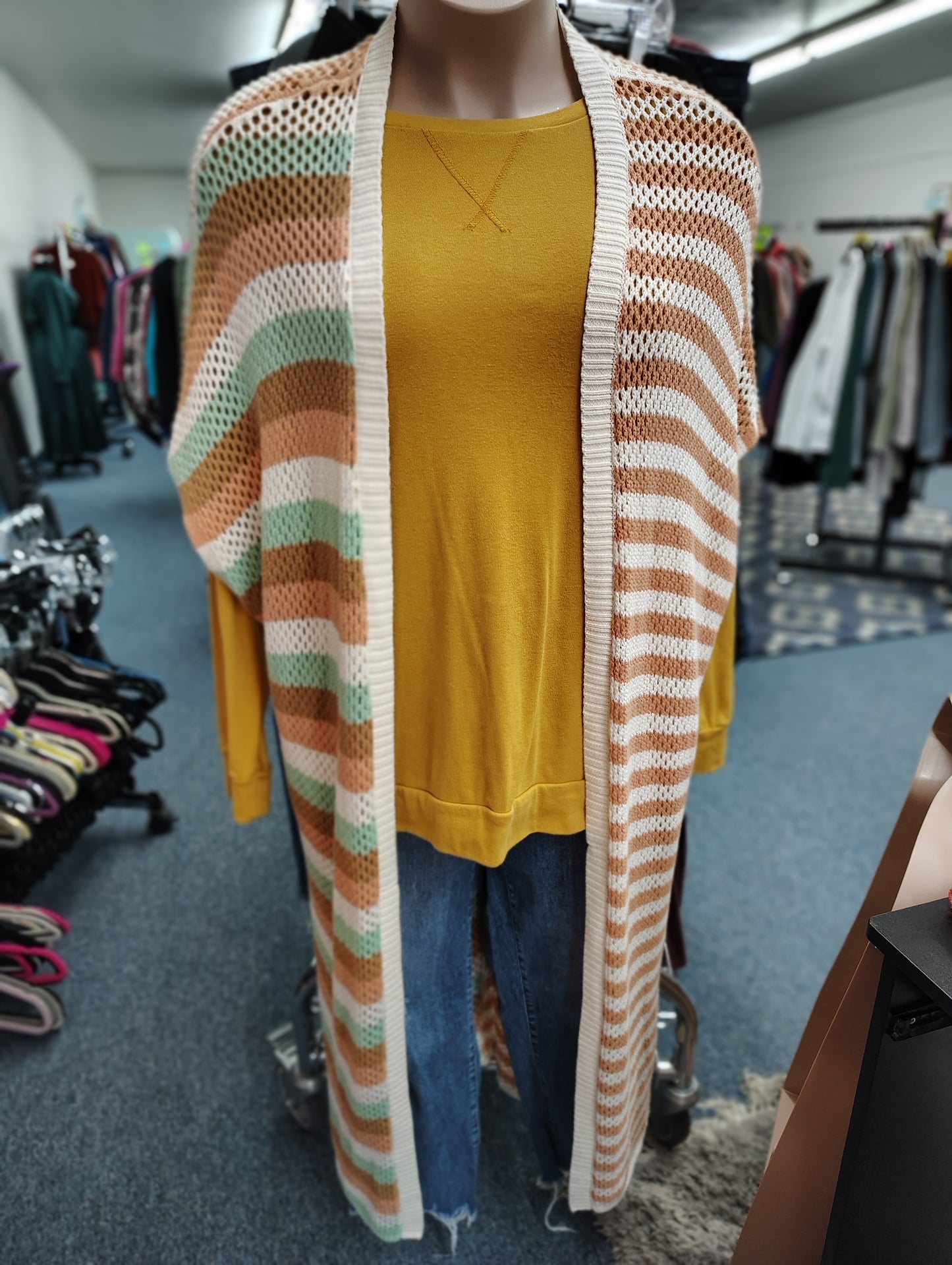 Mustard yellow sweatshirt tunic top size 3x