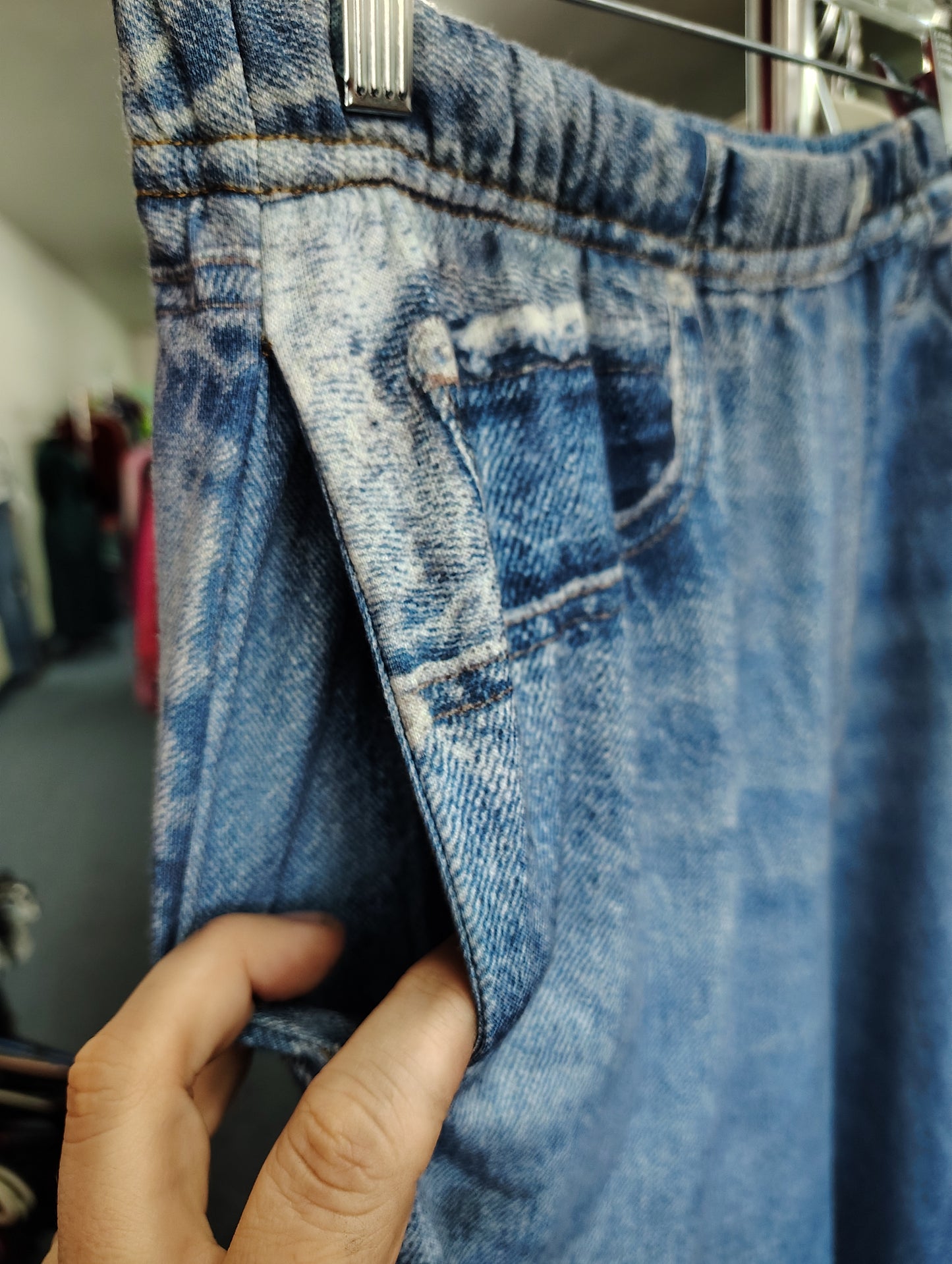 Amazon Miramar NWT sweatpant jeans baggy wide leg stretchy xxl