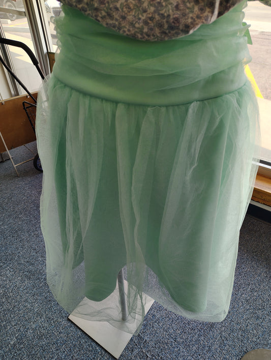Seafoam green tulle mermaid skirt size 3x