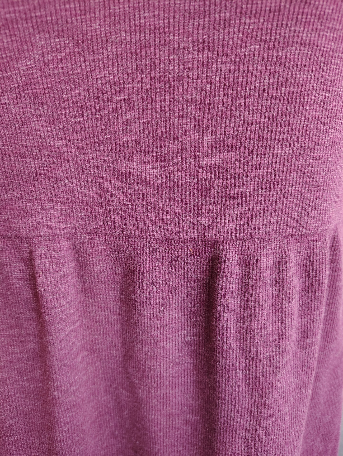 Terra & Sky purple knit babydoll tank top size 2x