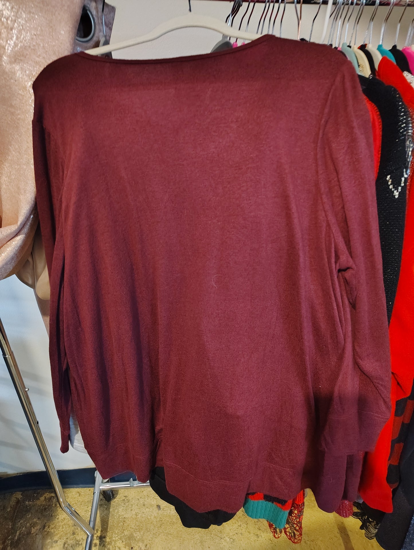 Sleep by Cacique soft Holiday Drinking Team reindeer top size 2x