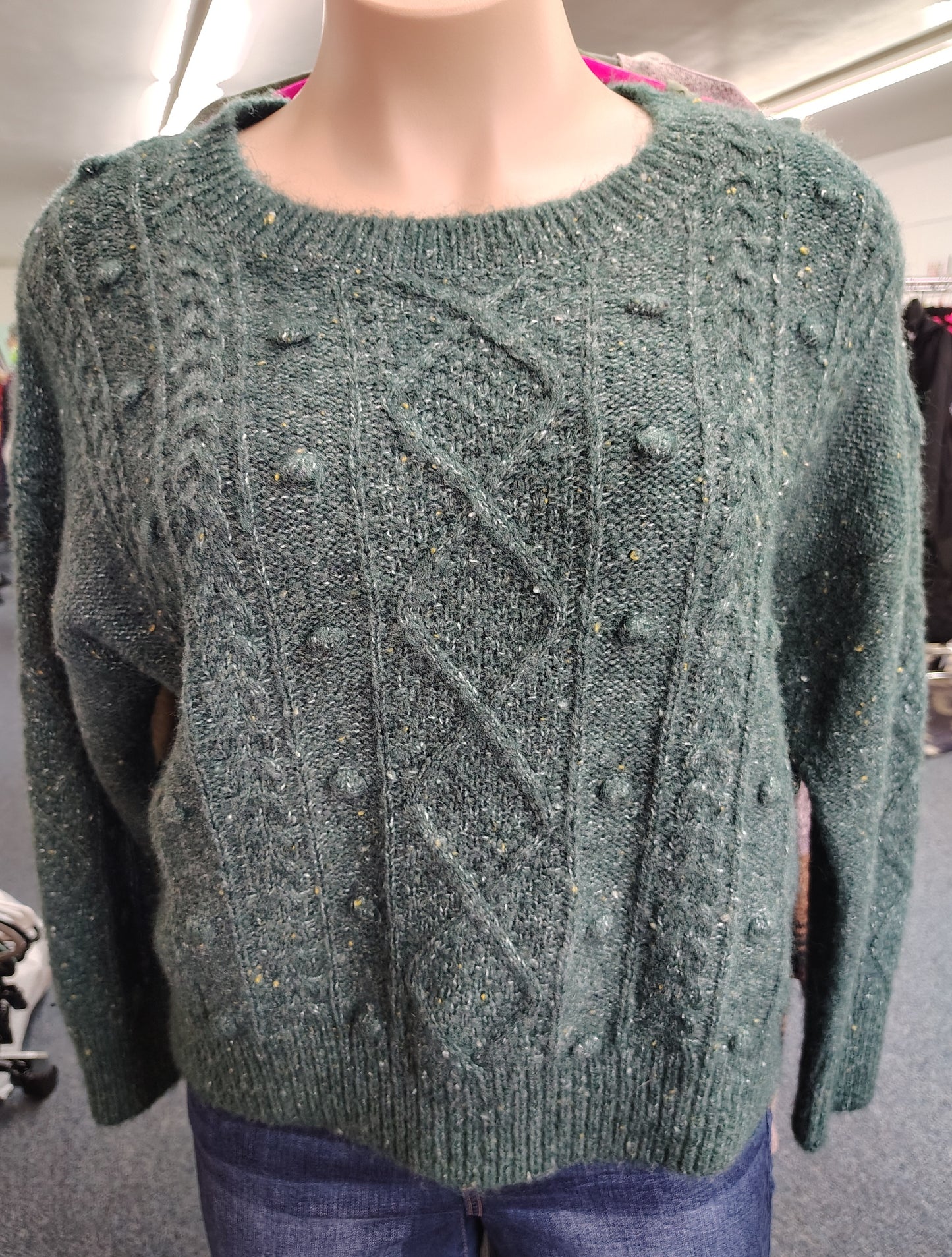 Old Navy green sweater size L