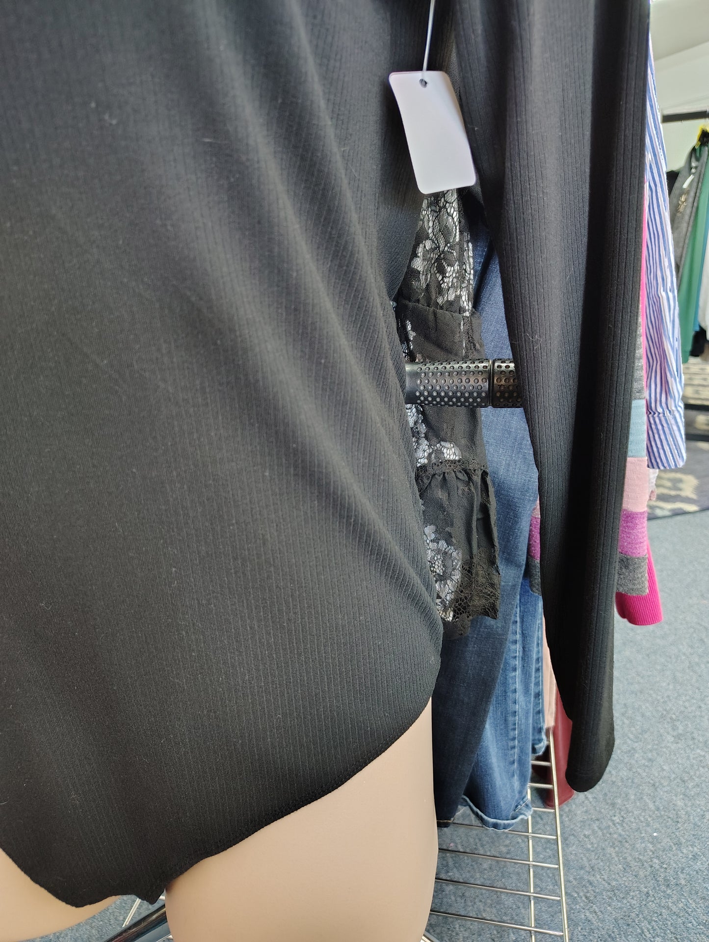 Torrid super soft black ribbed bodysuit size 2x