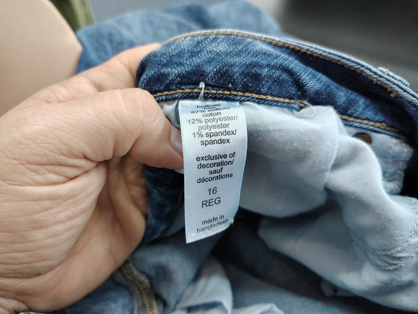 Maurices high rise curvy size 16 jeans stretchy bootcut