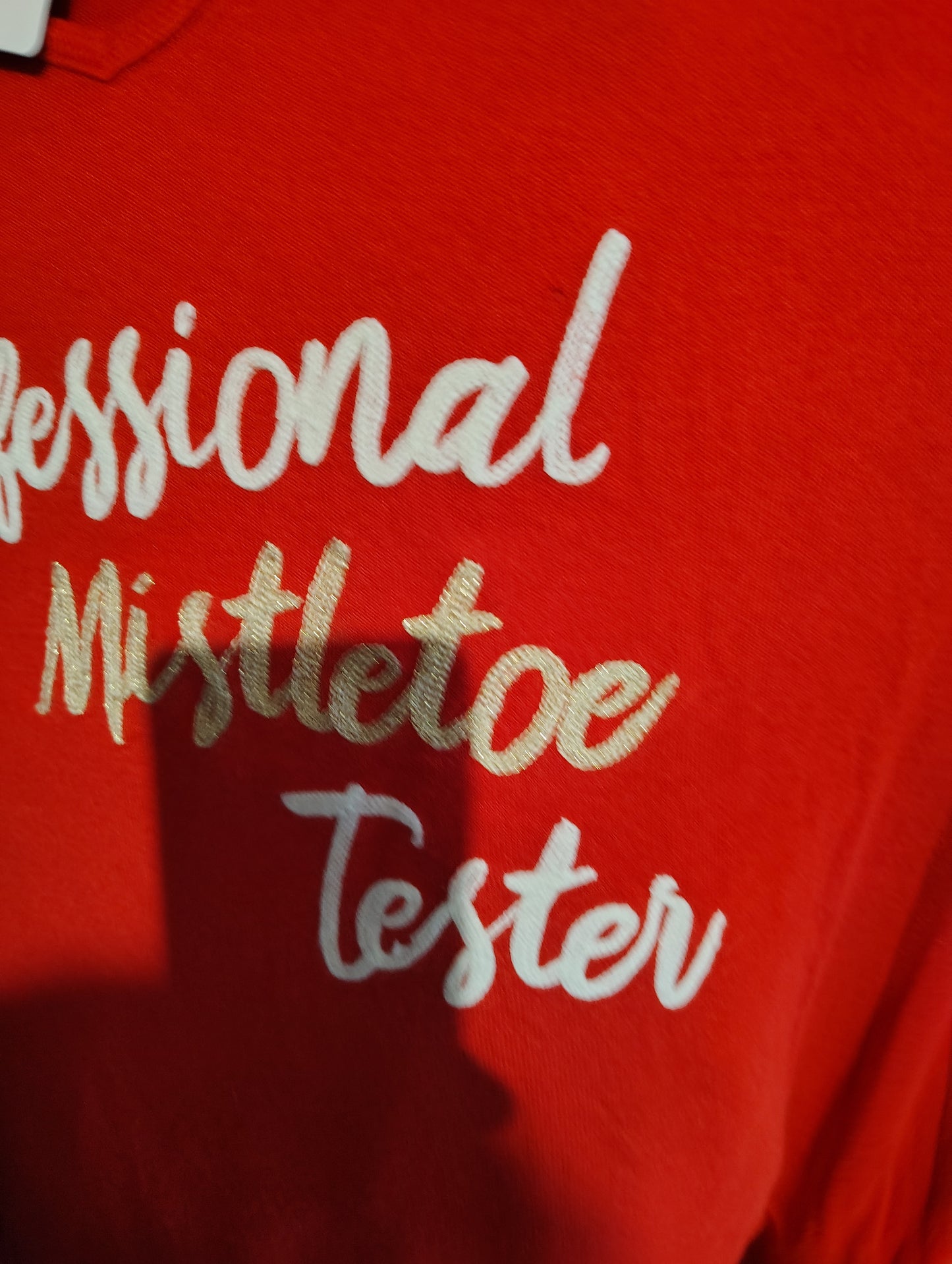 Sleep by Cacique red Mistletoe Christmas top size 3x